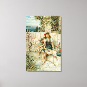 Butterflies, from the Pears Annual, 1910 Canvas Print