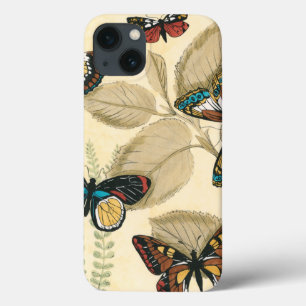 Butterflies Gliding Over Leaves iPhone 13 Case