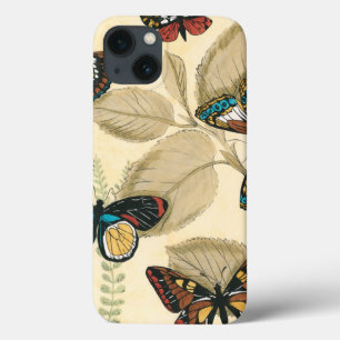 Butterflies Gliding Over Leaves iPhone 13 Case