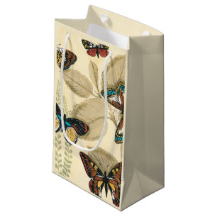 Butterflies Gliding Over Leaves Small Gift Bag
