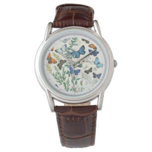 Butterflies Image. Pattern of Butterflies on a Watch