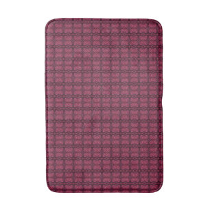 Butterflies in abstract bath mat