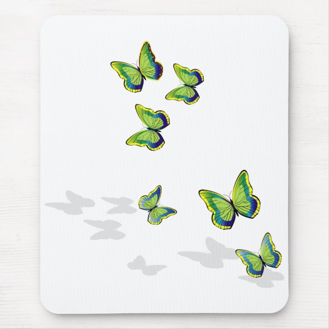 Butterflies in flight mouse mat (Front)