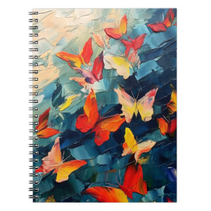 Butterflies in Motion – Expressive Abstract Flight Notebook