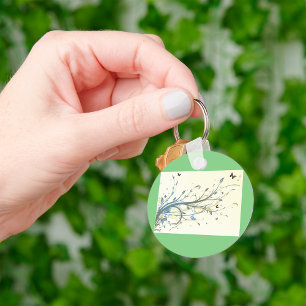 Butterflies In Nature Key Ring