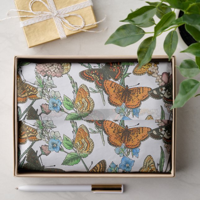 BUTTERFLIES IN NATURE TISSUE PAPER (Gift)