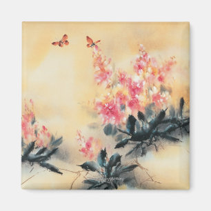 Butterflies in Spring Magnet