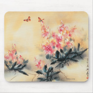Butterflies in Spring Mouse Mat
