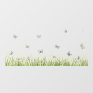 Butterflies in Sunny Meadow Seamless Window Decal