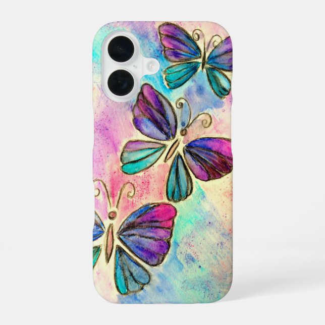 Butterflies iPhone Case (Back)