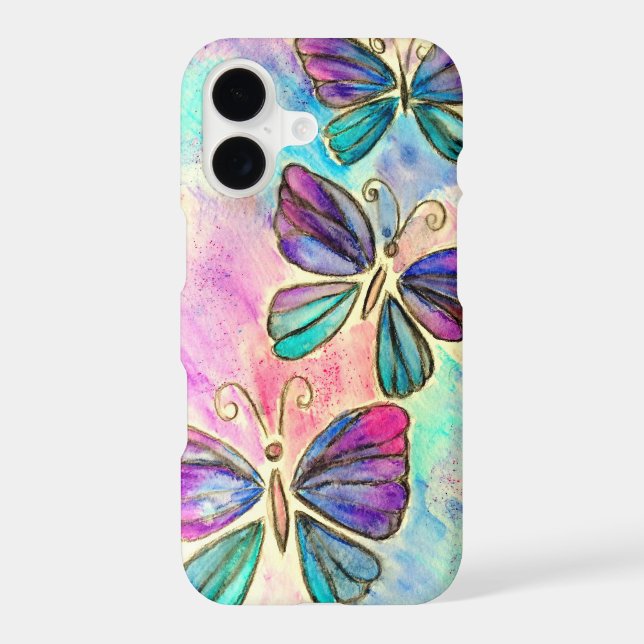 Butterflies iPhone Case (Back)