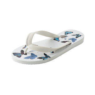 Butterflies Kid's Flip Flops