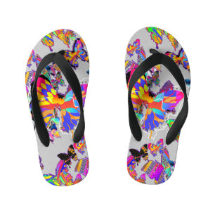 Butterflies Kids Flip Flops