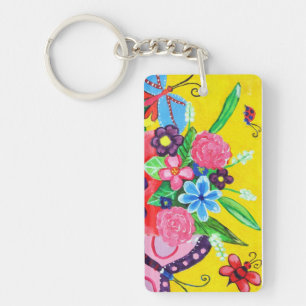 Butterflies & Ladybugs Acrylic Keychain