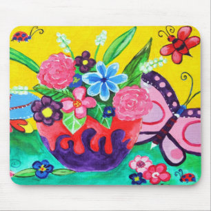 Butterflies & Ladybugs Mousepad