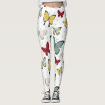 Butterflies Leggings<br><div class="desc">Cute Butterfly Pattern</div>