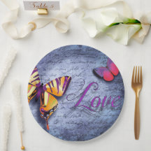 Butterflies love blue