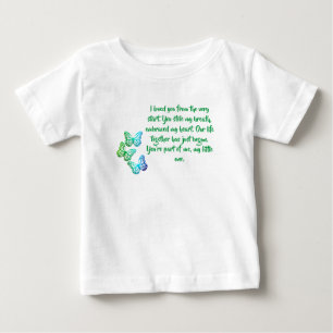Butterflies, Love Poem for a Newborn Baby T-Shirt