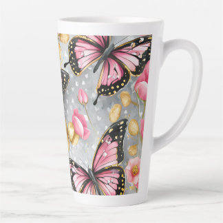 Butterflies (matches with journal) latte mug