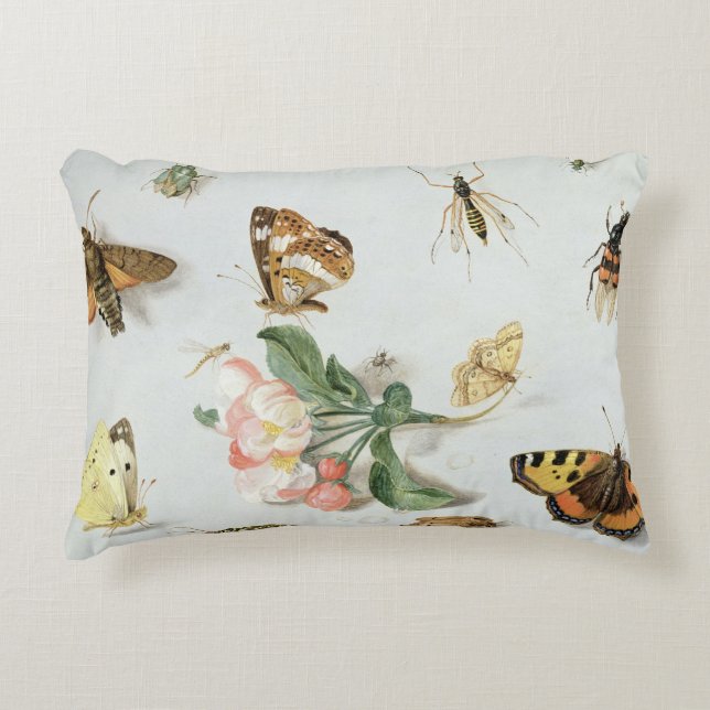 Butterflies, moths and other insects decorative cushion (Front)