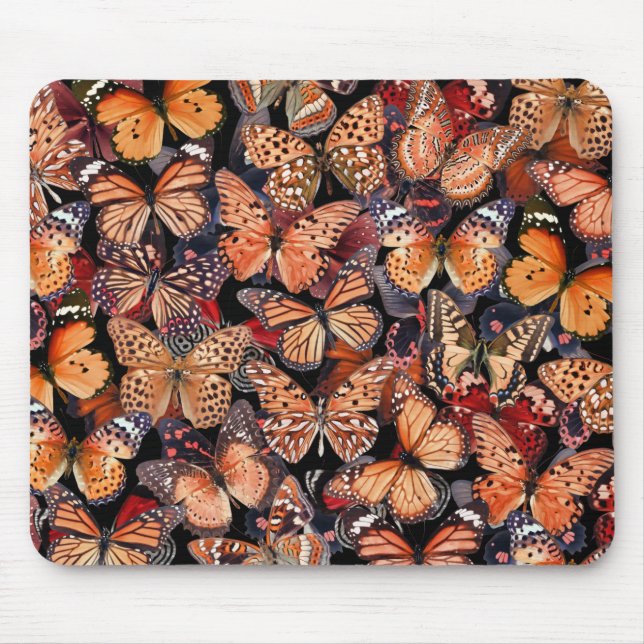 Butterflies Mouse Mat (Front)