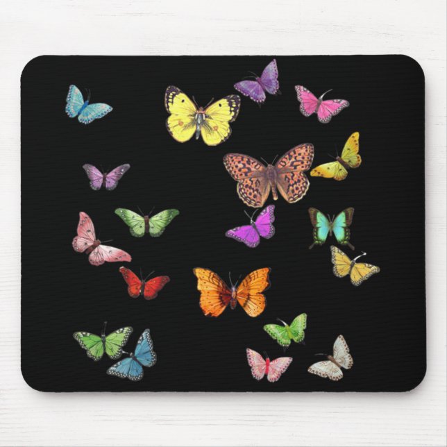 Butterflies Mouse Mat (Front)