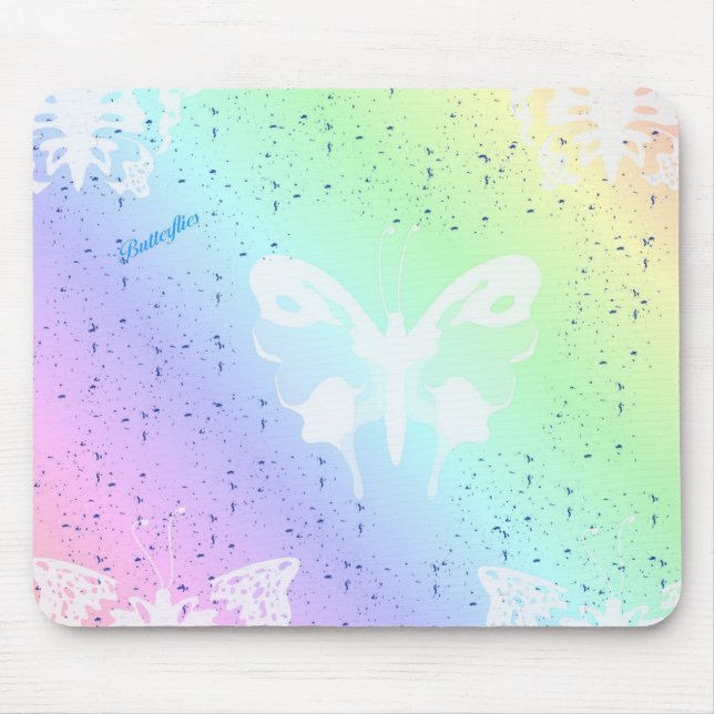 Butterflies Mouse Mat (Front)