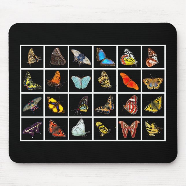 Butterflies Mouse Mat (Front)