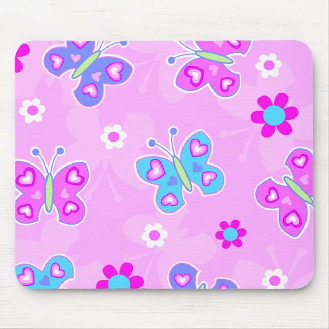butterflies mouse mat (Front)