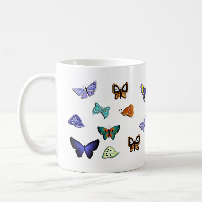 Butterflies Mug (Left)