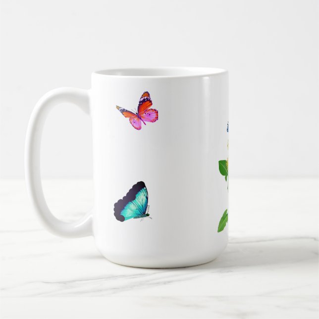 Butterflies Mug (Left)