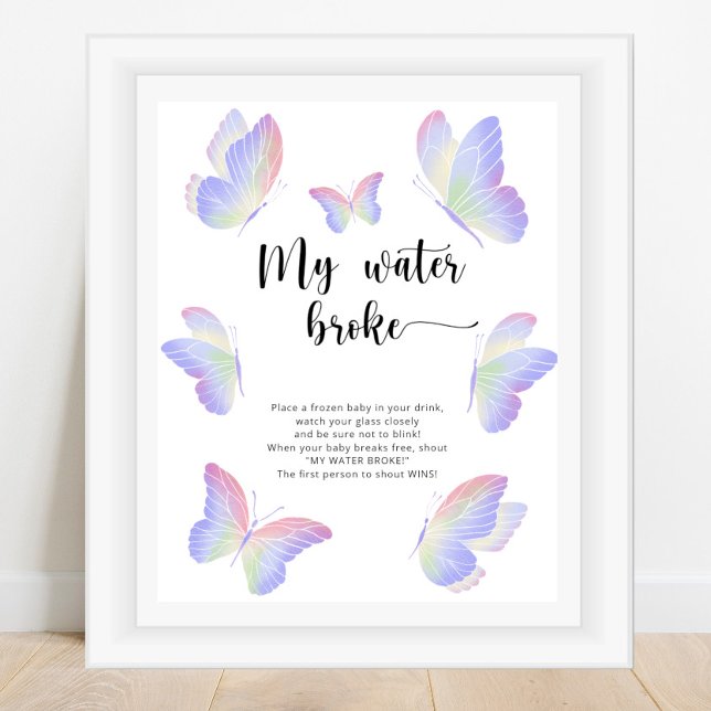 Butterflies - my water broke game poster (Creator Uploaded)