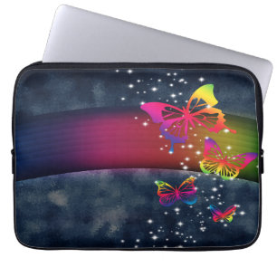 Butterflies n Rainbows Laptop Sleeve