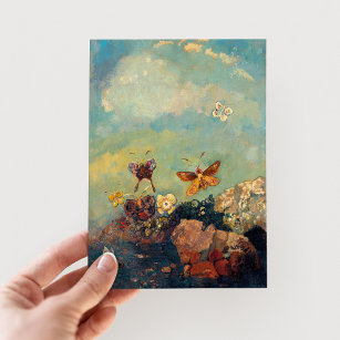 Butterflies   Odilon Redon Postcard
