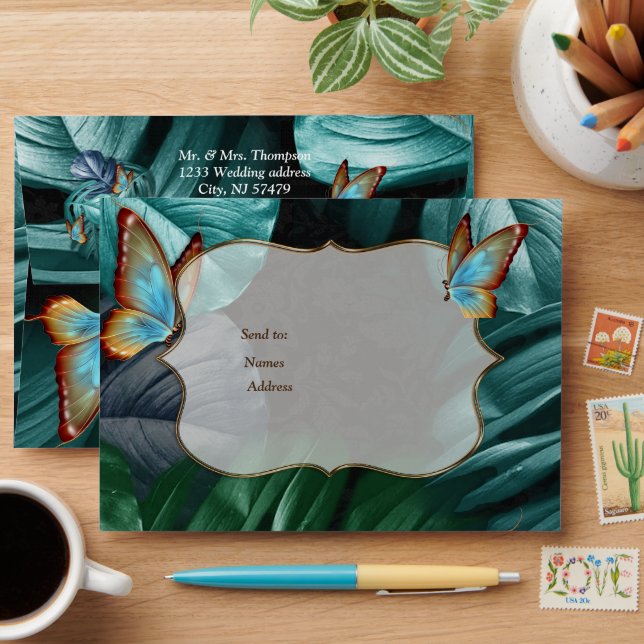 Butterflies of Paradise/ Envelope (Desk)