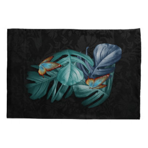 Butterflies of Paradise/Tropical Turquoise Splash Pillowcase