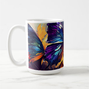 Butterflies Oil Painting Style design10 Coffee Mug