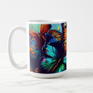 Butterflies Oil Painting Style design12 Coffee Mug