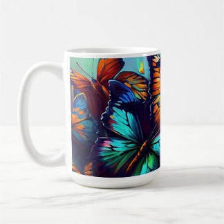 Butterflies Oil Painting Style design12 Coffee Mug