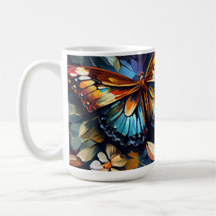 Butterflies Oil Painting Style design 6 Coffee Mug