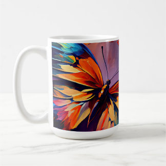 Butterflies Oil Painting Style design 7 Coffee Mug