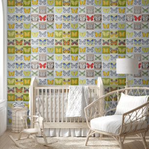 Butterflies on a Wallpaper