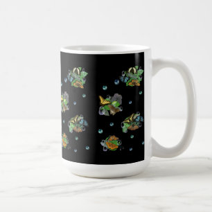 Butterflies on Leaves Coffee Mug