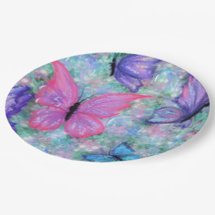 Butterflies Paper Plates
