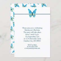 Butterflies Pattern Custom Colours Graphic Party