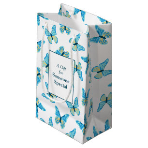 Butterflies Pattern Custom Colours Graphic Small Gift Bag