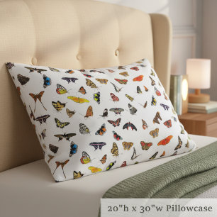 Butterflies Pillowcase - A Whimsical Colour Flutte