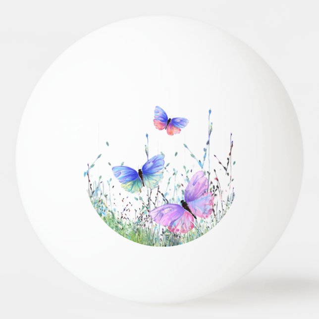 Butterflies Ping Pong Ball (Front)