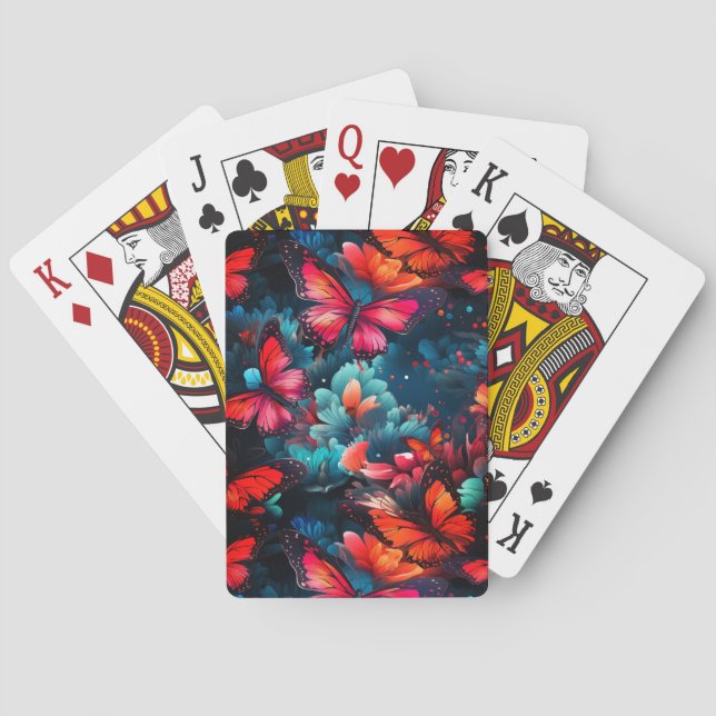 Butterflies Playing Cards (Back)