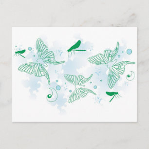 Butterflies Postcard